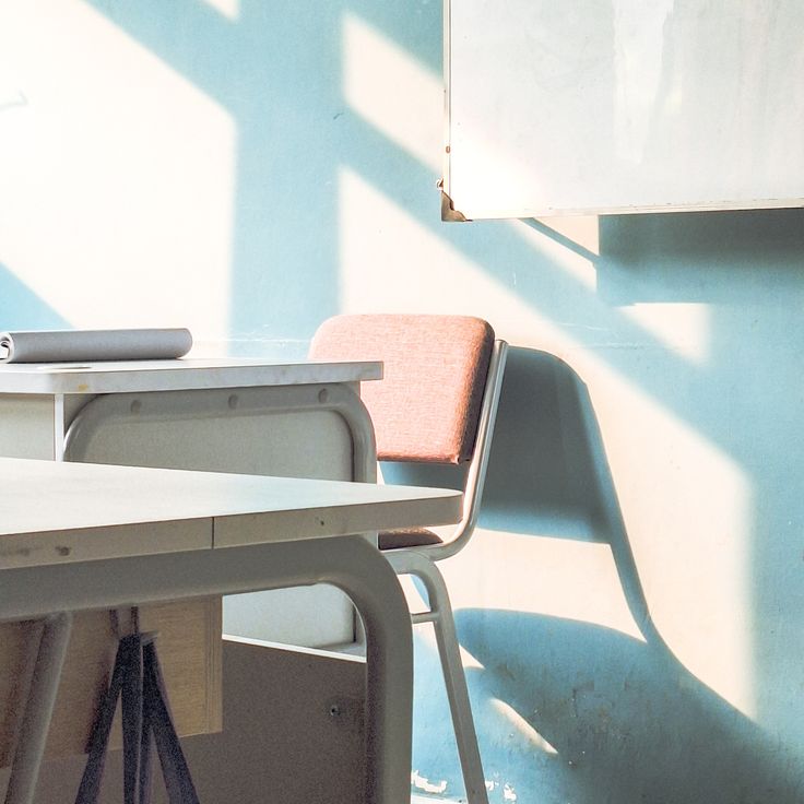A retro workstation under warm afternoon light.